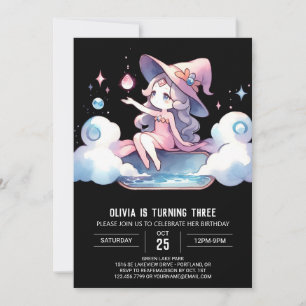 Invitation Assistant Minimaliste Imaginaire Anniversaire