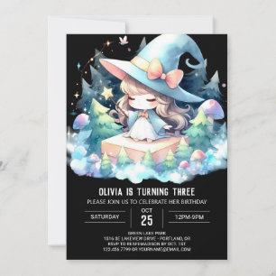 Invitation Assistant Minimaliste magique Anniversaire