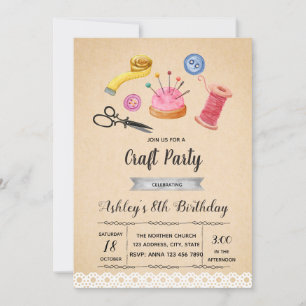 Invitation astucieuse pour une fête