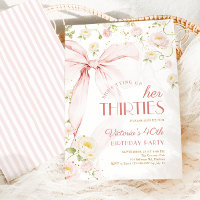 Attacher les années trente Ruban rose floral 40e a