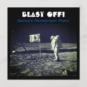 Invitation Atterrissage spatial Astronaute Marche lunaire