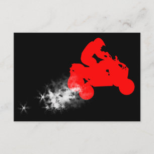 Invitation atv : piste de saleté