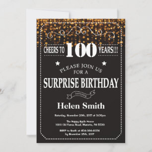 Invitation au 100e anniversaire de la Parties scin