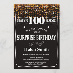 Invitation au 100e anniversaire de la Parties scin