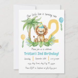 Invitation au 2e anniversaire de Lion Safari