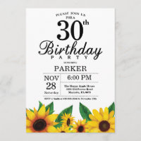 Invitation au 30e anniversaire du tournesol