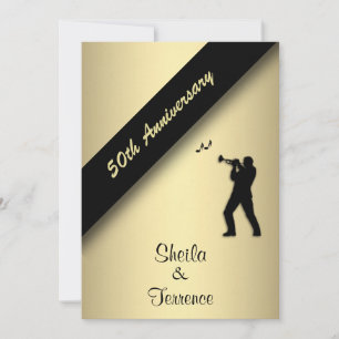 Invitation au 50e anniversaire de mariage