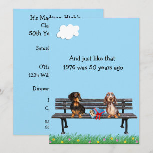 Invitation au 50e anniversaire de retrouvailles de
