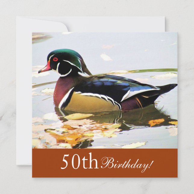 Invitation au 50e anniversaire de Wood Duck (Devant)
