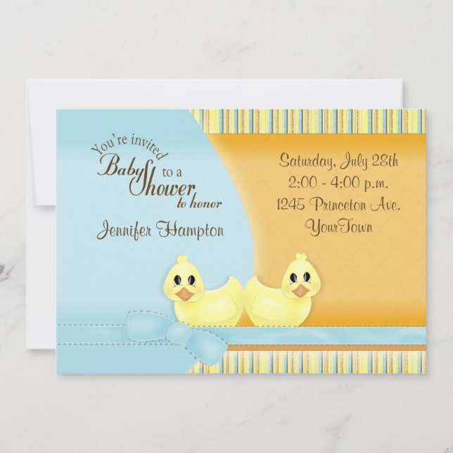 Invitation au Baby shower (Devant)
