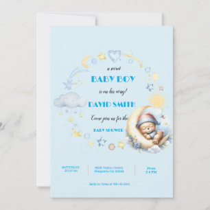 Invitation au baby shower