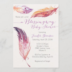 Invitation au Baby shower Blessingway