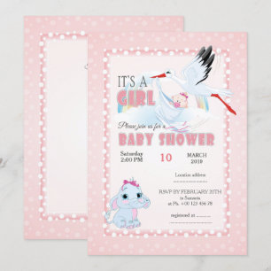 invitation au baby shower, c'est un garçon