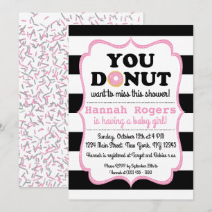 Invitation au Baby shower de bouillie