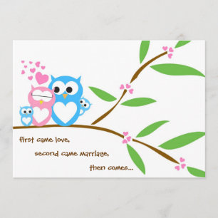 Invitation au Baby shower de la Chevêche des bébés