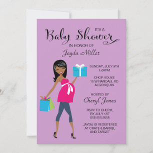 Invitation au Baby shower de mamma enceinte