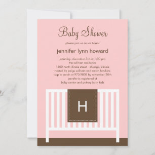 Invitation au Baby shower de pépinière moderne (ro