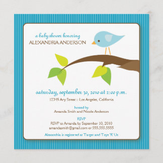 Invitation au Baby shower de tweet de {TBA}