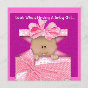 INVITATION AU BABY SHOWER DES FILLES AMÉRICAINES