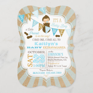 Invitation au Baby shower du Carnaval de Little Pe