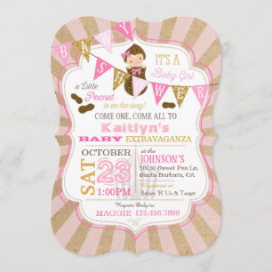 Invitation au Baby shower du Carnaval de Little Pe