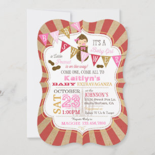 Invitation au Baby shower du Carnaval de Little Pe