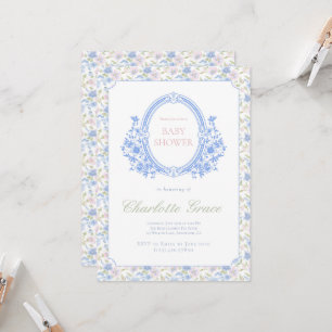 Invitation au Baby shower du grand-millénaire avec