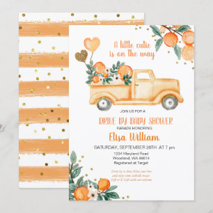 Invitation au Baby shower Little Cutie