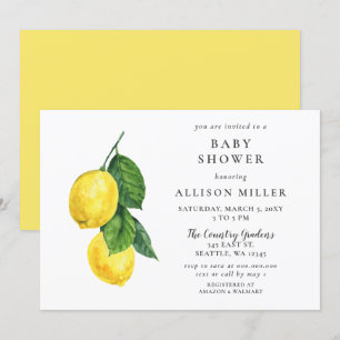 Invitation au Baby shower neutre pour le genre cit