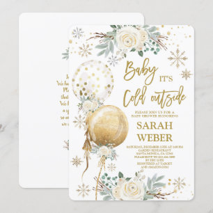 Invitation au Baby shower neutre pour les hommes e