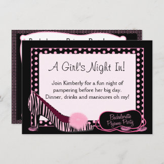 Invitation au Bachelorette Pajama Party