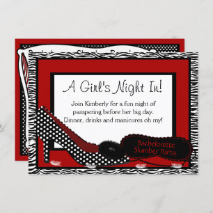 Invitation au Bachelorette Pajama Party