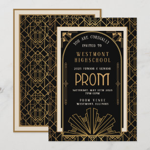 Invitation au bal de promo des Années Folles