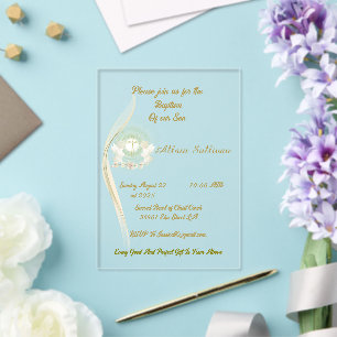 Invitation au baptême d'Anges radieux