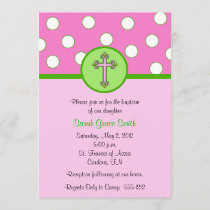 Invitation au baptême des filles