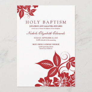 Invitation au baptême du Saint-Baptême de la canne