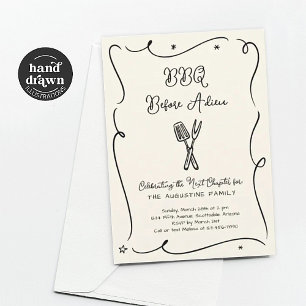 Invitation au barbecue de la fête