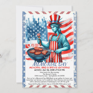 Invitation au BBQ de la fête du Memorial Day – Jar