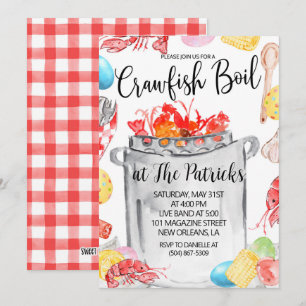 Invitation au Boil de Écrevisses de Pâques