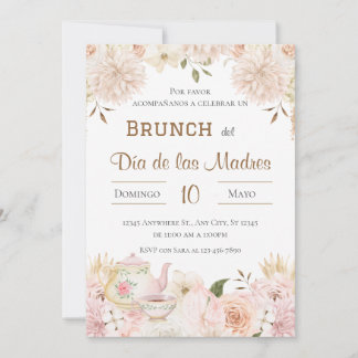 Invitation au brunch de la fête des Mères