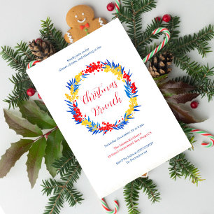 Invitation au brunch de Noël