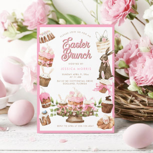 Invitation au brunch de Pâques