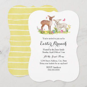 Invitation au brunch de Pâques pour les doux mouto