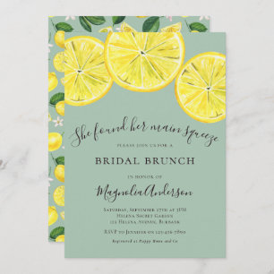 Invitation au brunch nuptial des citrons verts