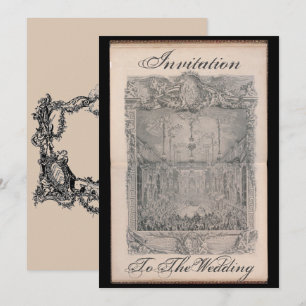 Invitation au carton d'invitation de mariage – Inv