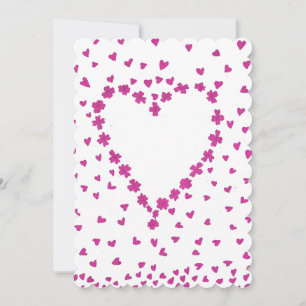 Invitation au coeur pétale