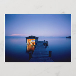 Invitation au coucher de soleil du lac Tahoe