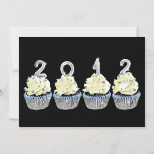 Invitation au cupcake du Nouvel An 2012