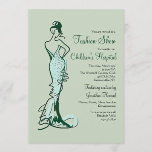 Invitation au défilé de mode Couture