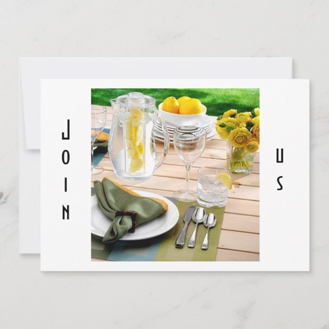 INVITATION AU DÉJEUNER BABY SHOWER (Devant)